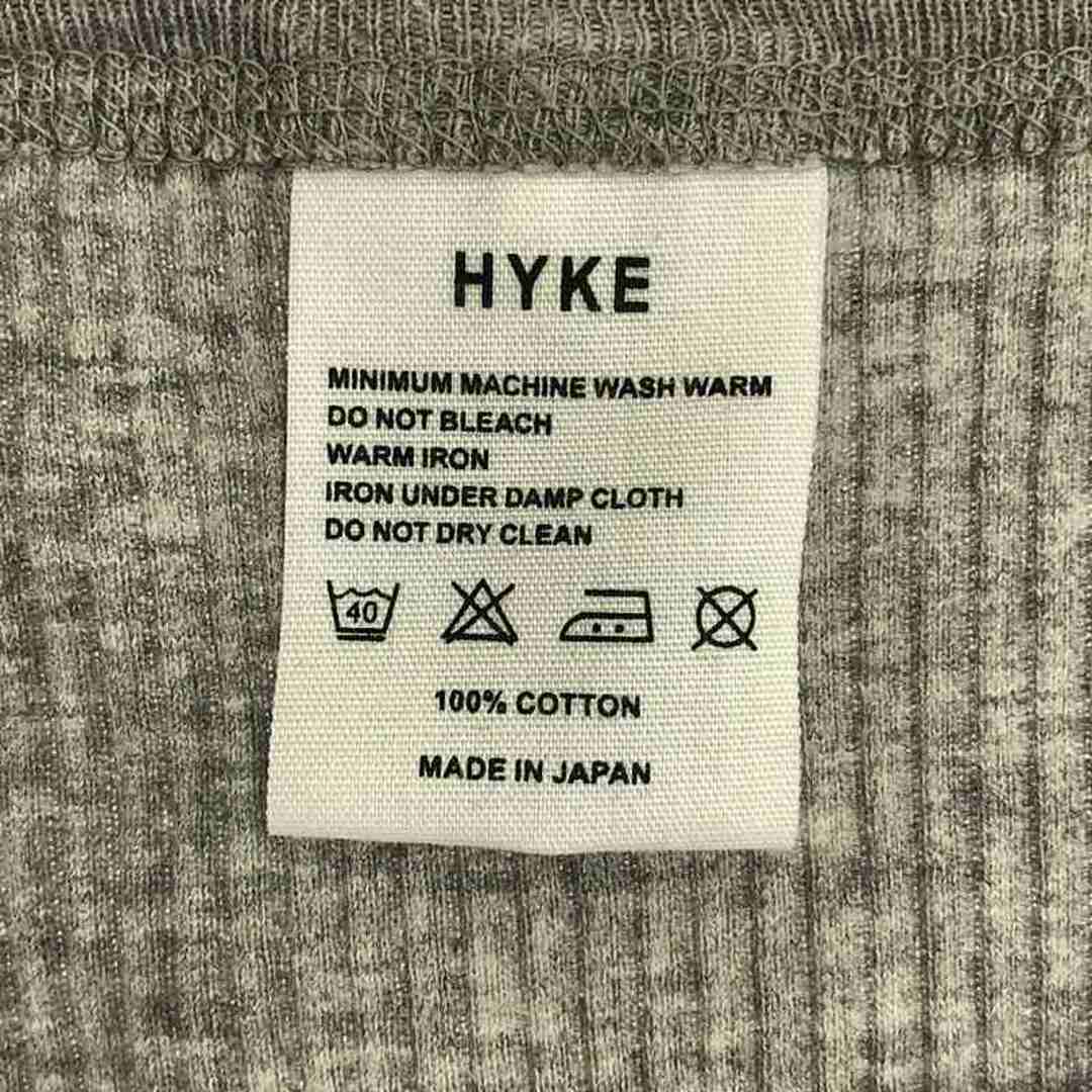 HYKE - HYKE / ハイク | コットン リブ ロングスリーブ HYKE - HYKE / ハイク | コットン リブ ロングスリーブ