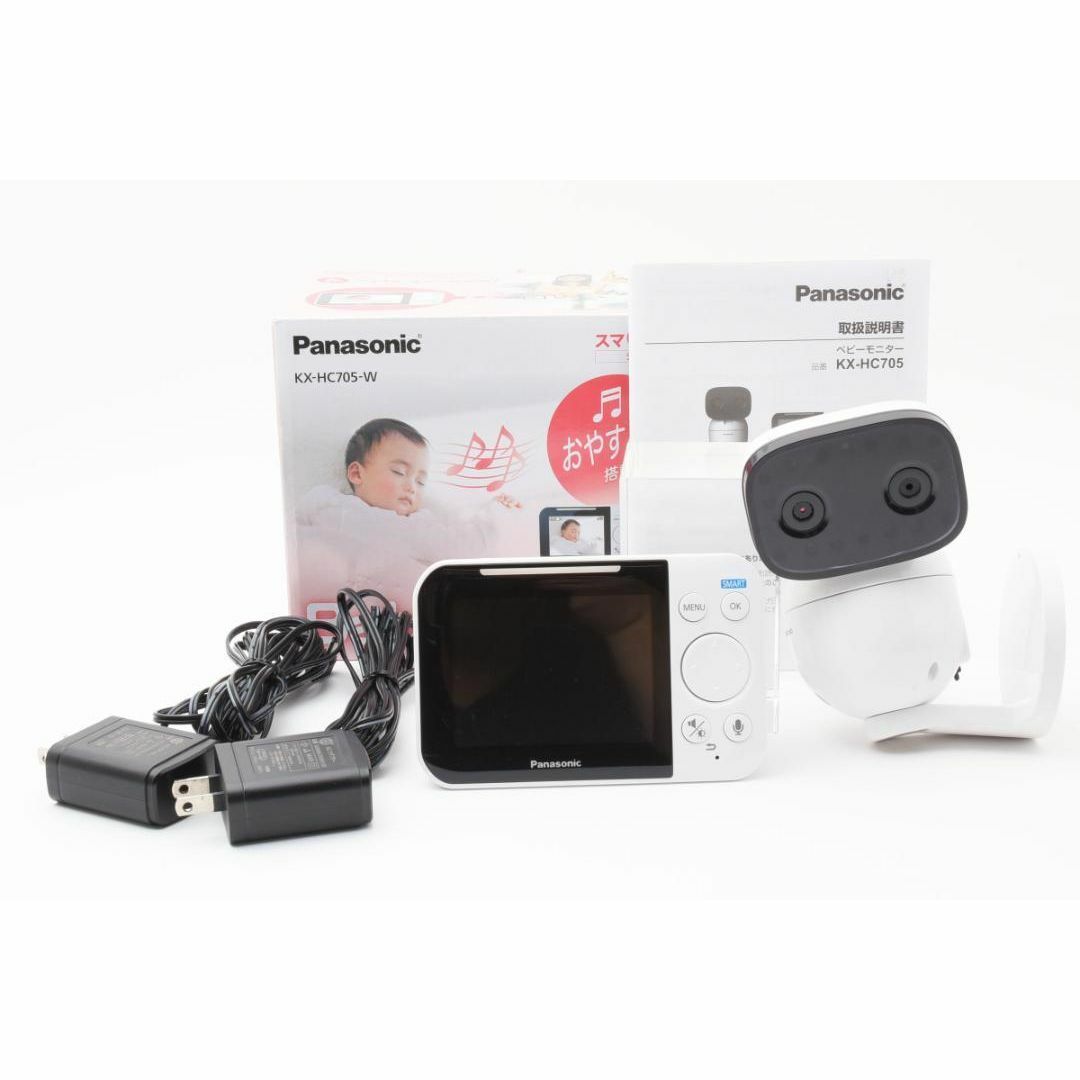 本体傷無/超美品】Panasonic ベビーモニター KX-HC705-W 本体傷無/超美品】Panasonic ベビーモニター KX-HC705-W