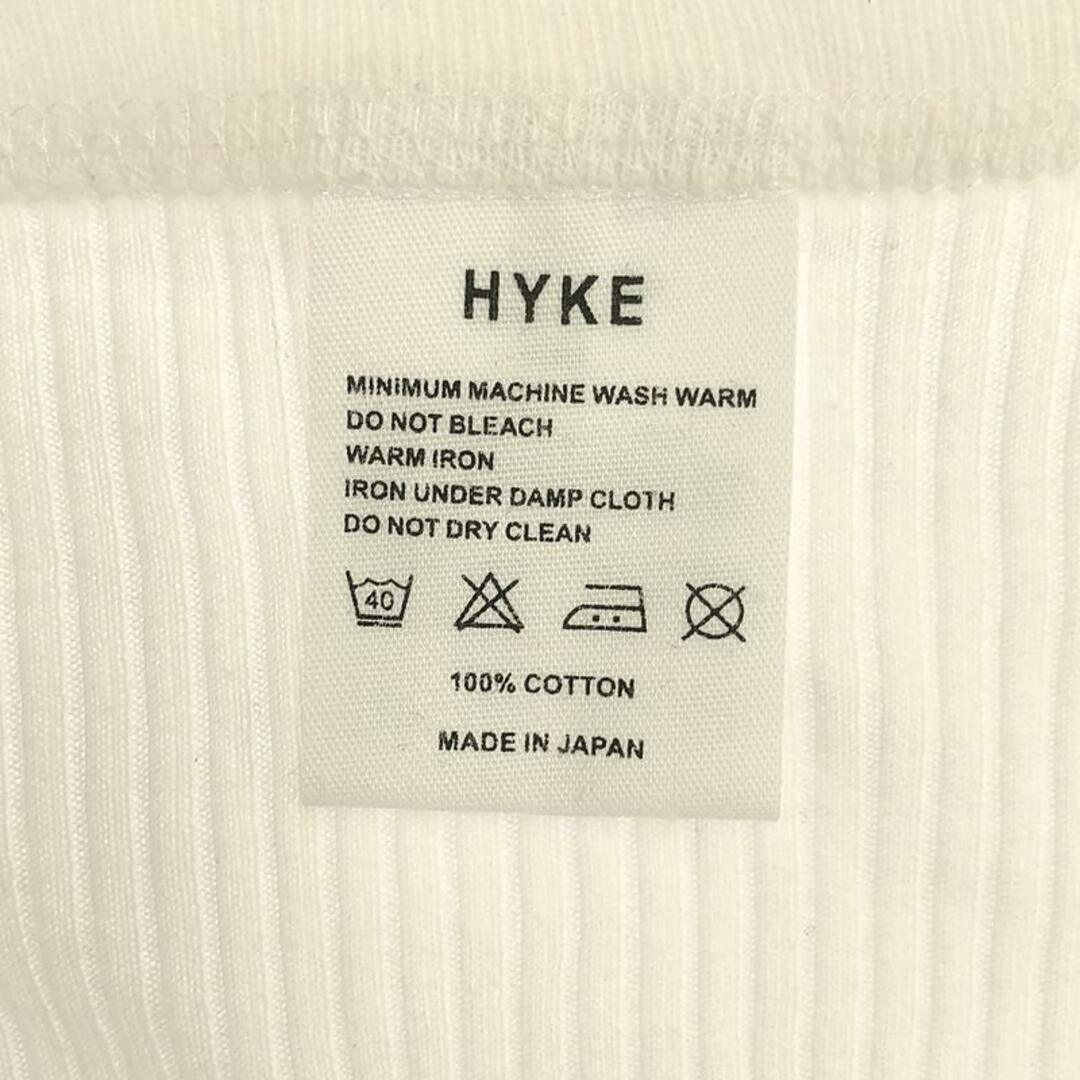 HYKE - HYKE / ハイク | コットン リブ ロングスリーブ HYKE - HYKE / ハイク | コットン リブ ロングスリーブ
