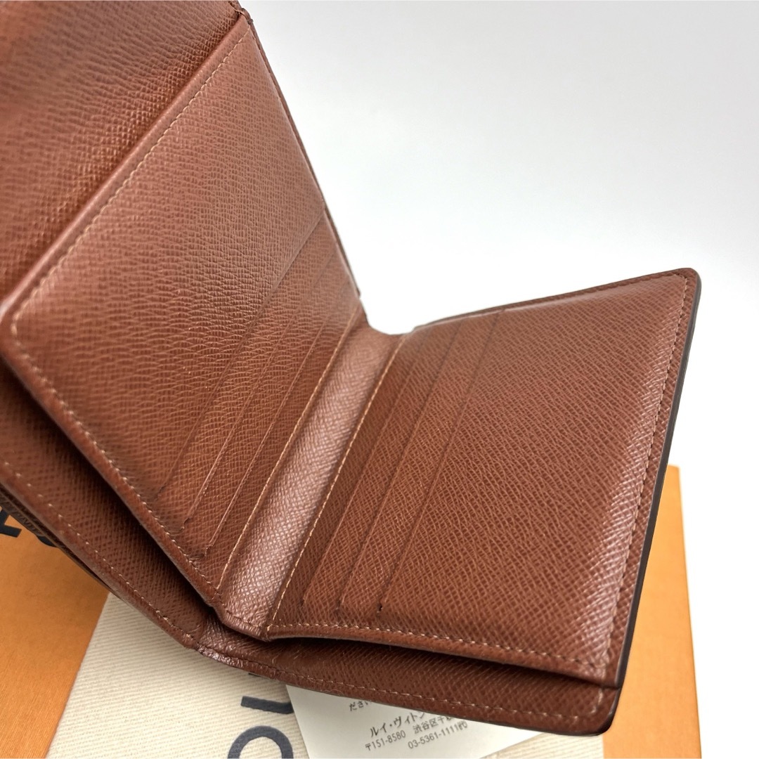 鑑定済 ルイヴィトン モノグラム 6枚カード Wホック財布 鑑定済 ルイヴィトン モノグラム 6枚カード Wホック財布