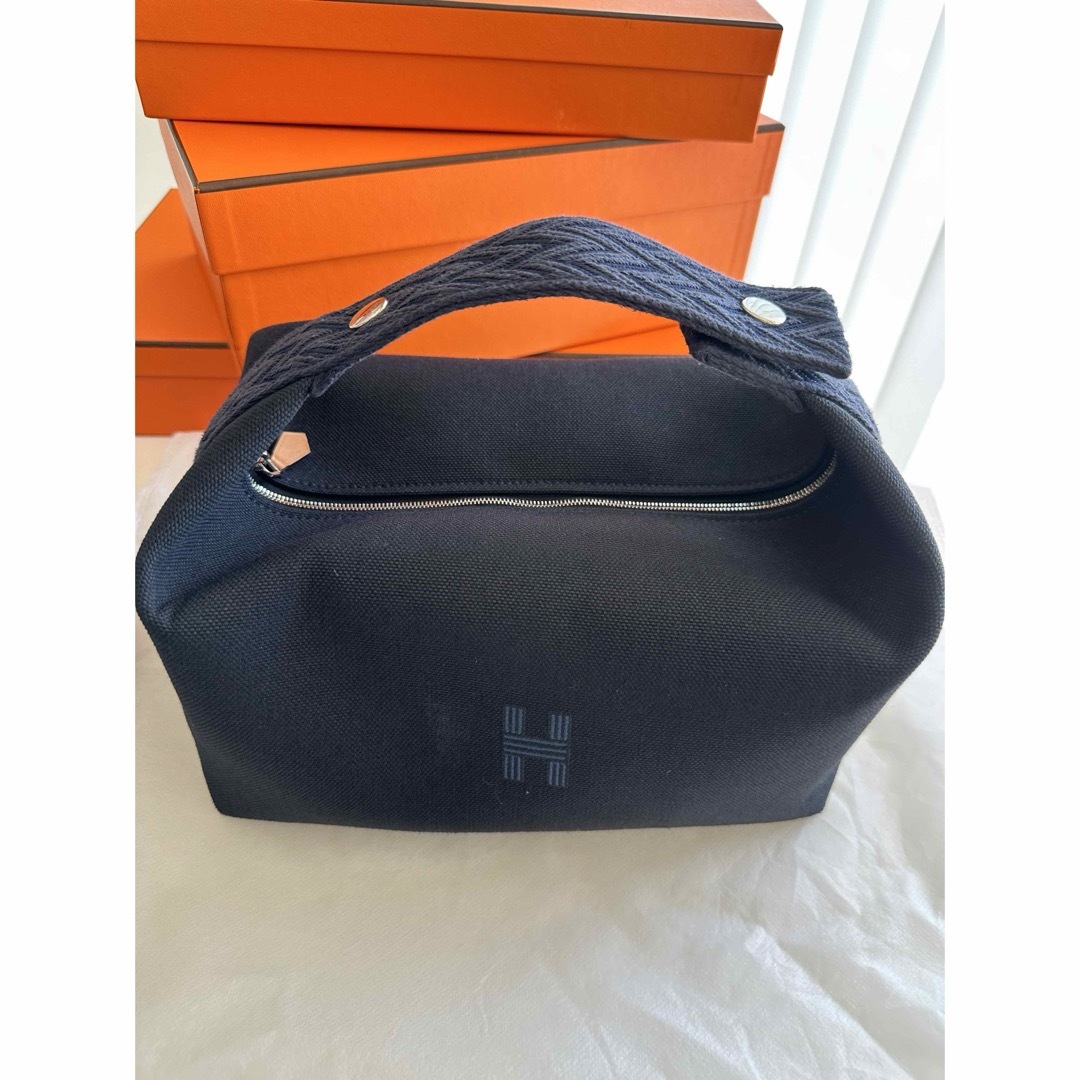 HERMES - エルメス HERMES バス用ポーチ ブリッドアブラック黒 HERMES - エルメス HERMES バス用ポーチ ブリッドアブラック黒