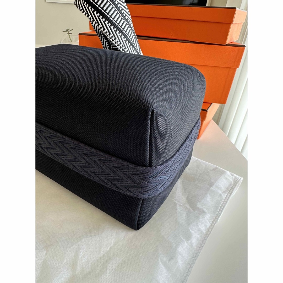 HERMES - エルメス HERMES バス用ポーチ ブリッドアブラック黒 HERMES - エルメス HERMES バス用ポーチ ブリッドアブラック黒