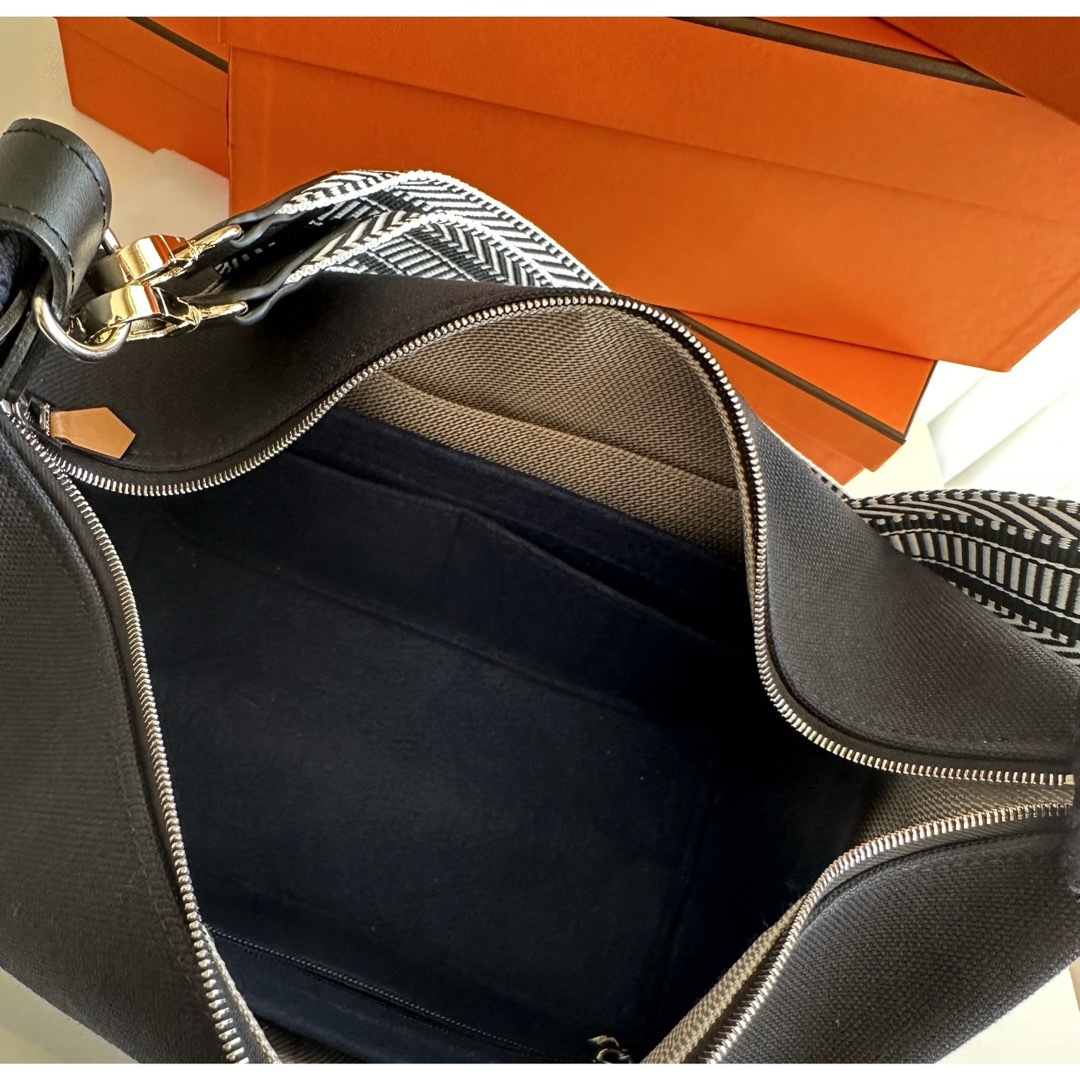 HERMES - エルメス HERMES バス用ポーチ ブリッドアブラック黒 HERMES - エルメス HERMES バス用ポーチ ブリッドアブラック黒