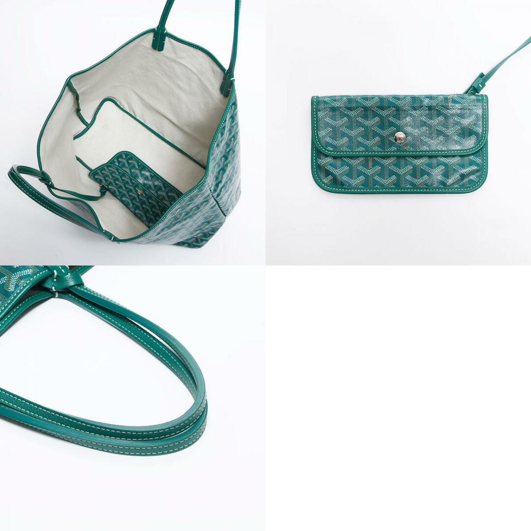 GOYARD - ゴヤール GOYARD サンルイ PM ポーチ付き PVC レザー GOYARD - ゴヤール GOYARD サンルイ PM ポーチ付き PVC レザー