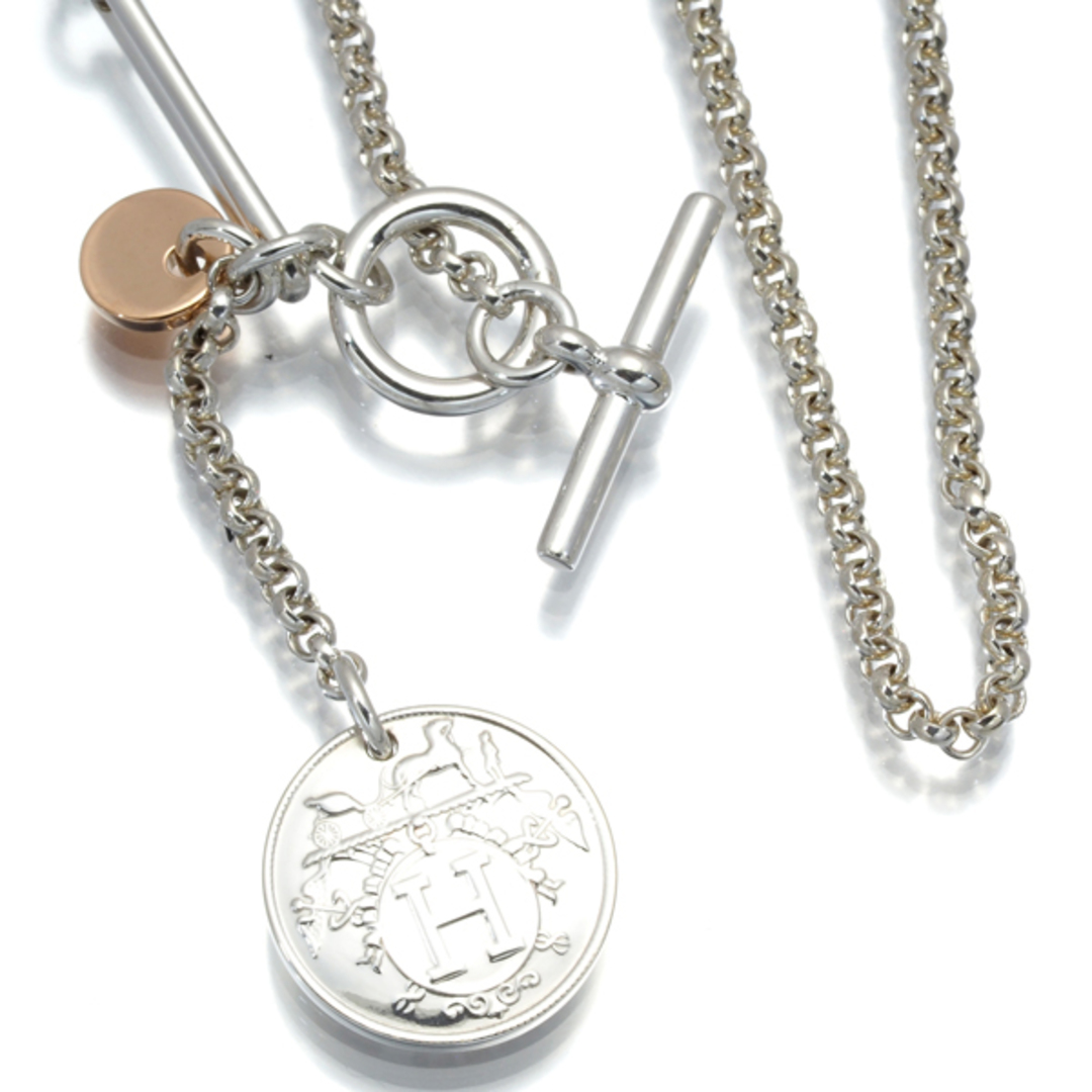 HERMES - エルメス ネックレス エクスリブリス PM シルバー 925 HERMES - エルメス ネックレス エクスリブリス PM シルバー 925