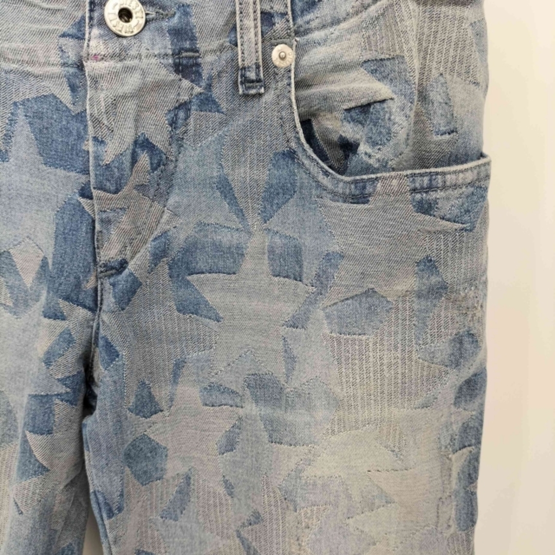 DIESEL - DIESEL(ディーゼル) 裾ジップ 総柄デニムパンツ DIESEL - DIESEL(ディーゼル) 裾ジップ 総柄デニムパンツ
