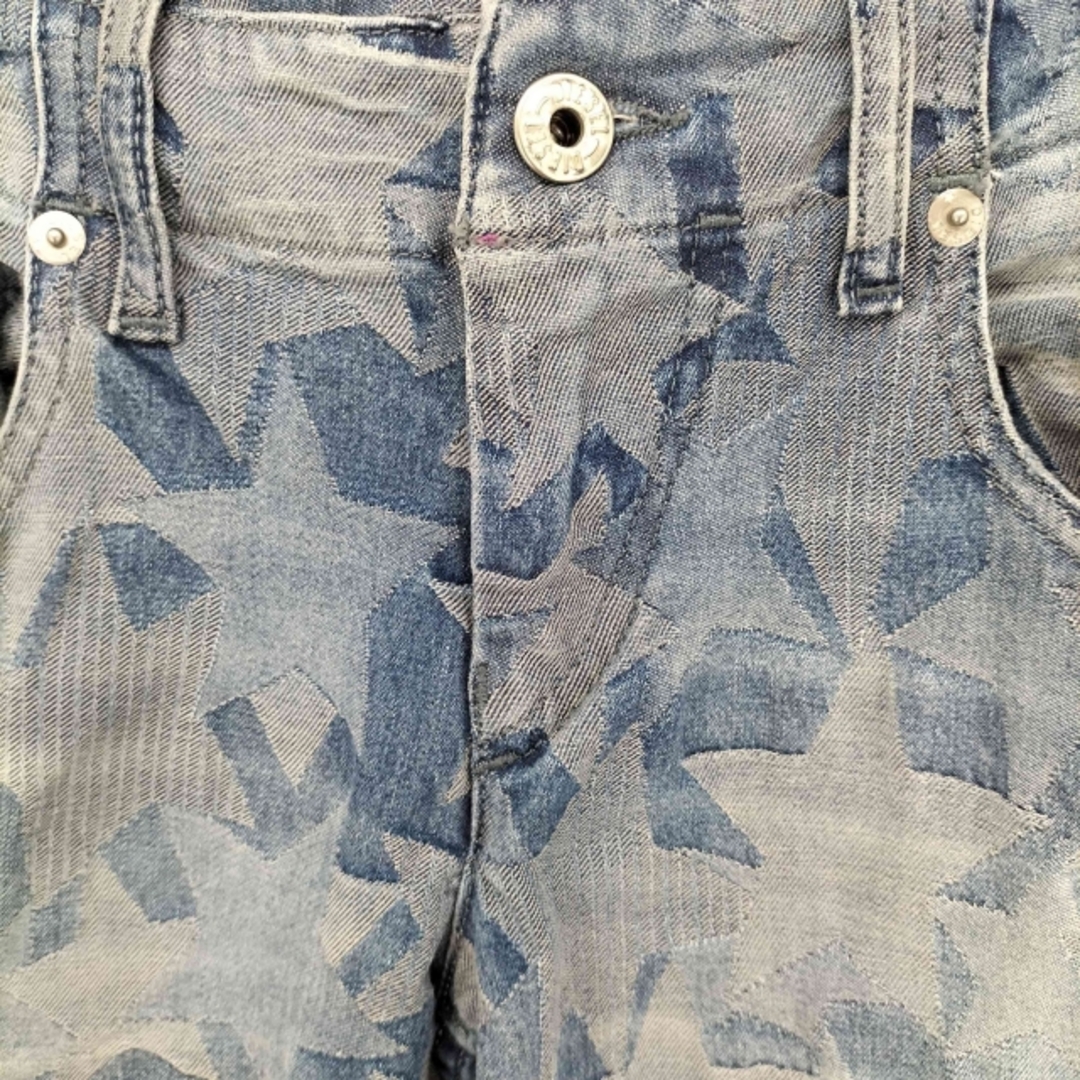 DIESEL - DIESEL(ディーゼル) 裾ジップ 総柄デニムパンツ DIESEL - DIESEL(ディーゼル) 裾ジップ 総柄デニムパンツ