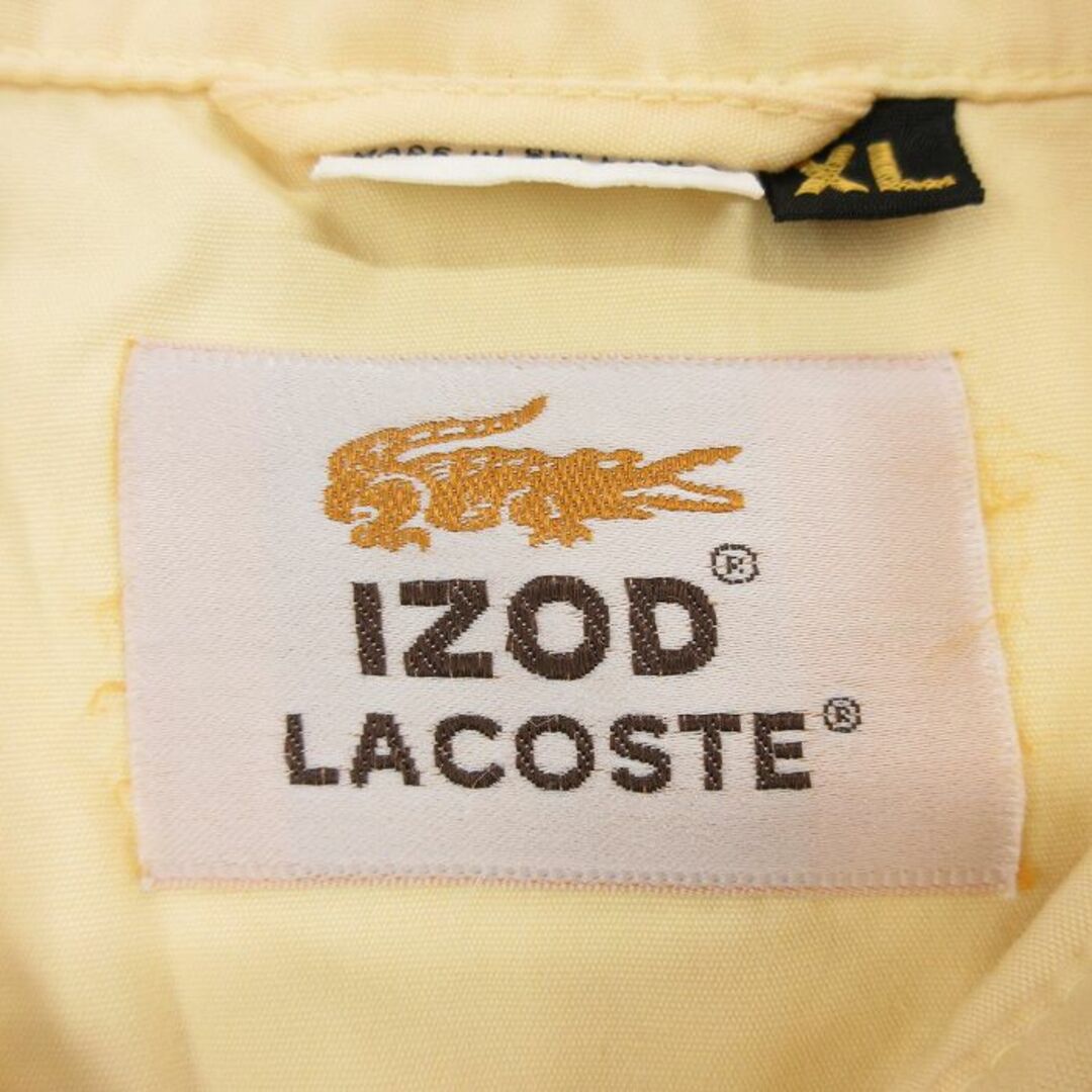LACOSTE - XL☆古着 ラコステ LACOSTE IZOD 長袖 ブランド LACOSTE - XL☆古着 ラコステ LACOSTE IZOD 長袖 ブランド