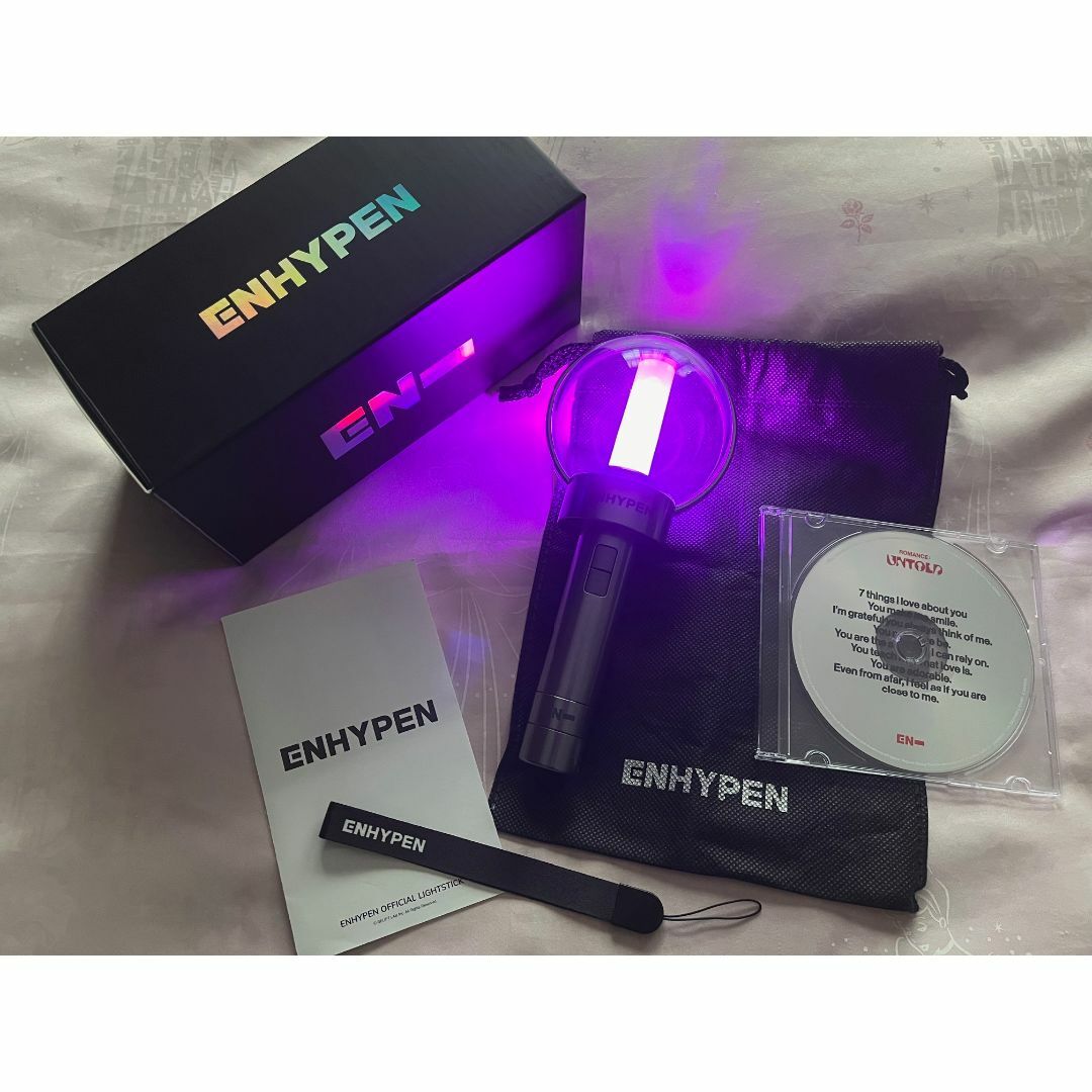 ENHYPEN ペンライト ver.2 収納袋・カード付き ENHYPEN | [WALK THE LINE IN JP] ENHYPEN OFFICIAL LIGHT STICK