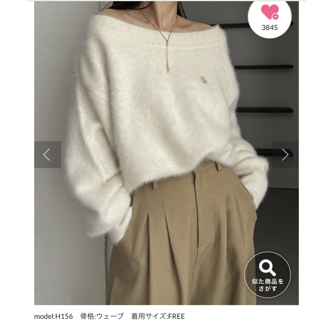 CAPRICIEUX LE'MAGE - FOXカシミアボートネックニットの通販 by CAPRICIEUX LE'MAGE - FOXカシミアボートネックニットの通販 by