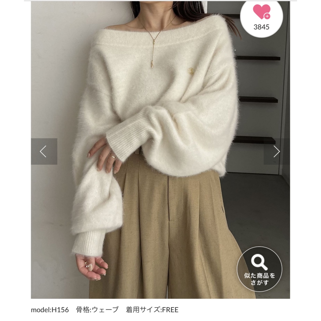 CAPRICIEUX LE'MAGE - FOXカシミアボートネックニットの通販 by CAPRICIEUX LE'MAGE - FOXカシミアボートネックニットの通販 by