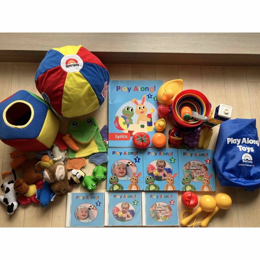 Play Along! ガイド、DVD, CD,おもちゃ Toy入れ袋 Play Along! ガイド、DVD, CD,おもちゃ Toy入れ袋