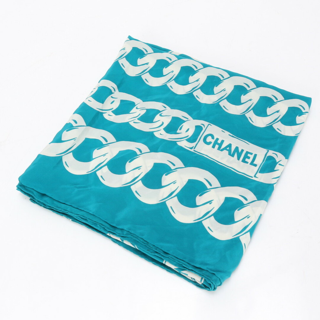 CHANEL シャネル 大判 スカーフ ストール シルク 100% ココ CHANEL シャネル 大判 スカーフ ストール シルク 100% ココ