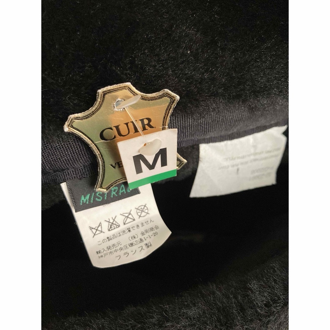 新品】フランス製 MISTRAL 羊革 フライトキャップ 耳あて付き 新品】フランス製 MISTRAL 羊革 フライトキャップ 耳あて付き