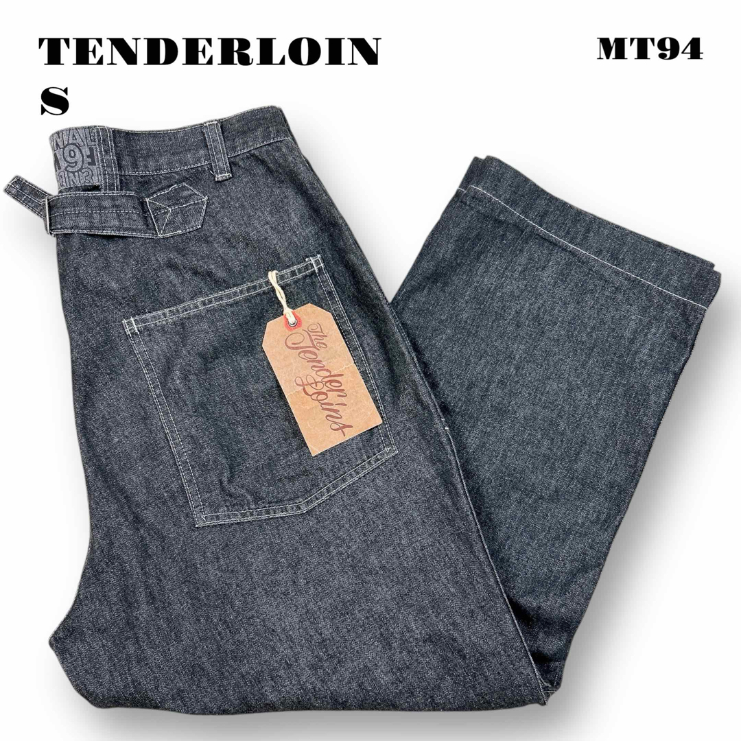 ☆限定出品☆ TENDERLOIN デニム トラウザーズ パンツ ブラック黒 S ☆限定出品☆ TENDERLOIN デニム トラウザーズ パンツ ブラック黒 S
