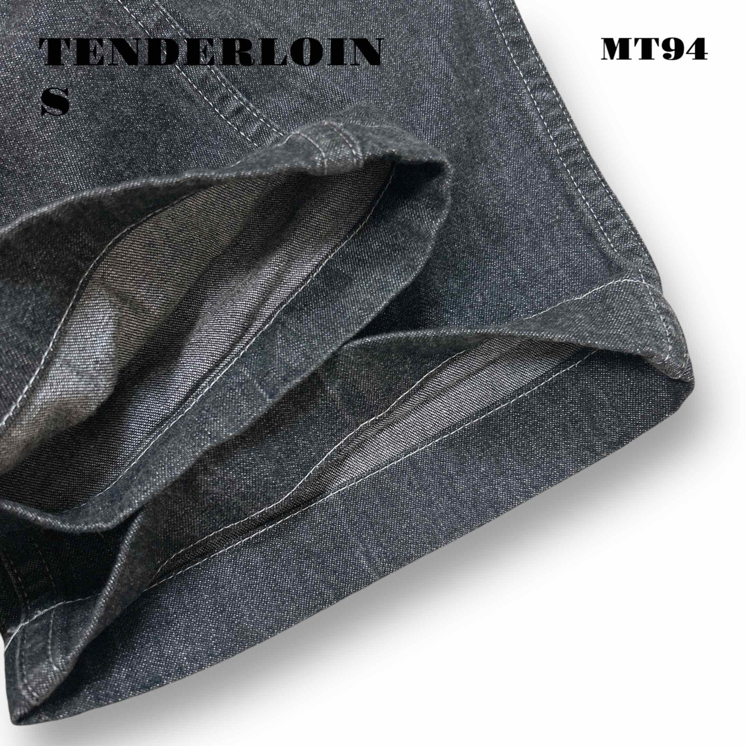 ☆限定出品☆ TENDERLOIN デニム トラウザーズ パンツ ブラック黒 S ☆限定出品☆ TENDERLOIN デニム トラウザーズ パンツ ブラック黒 S