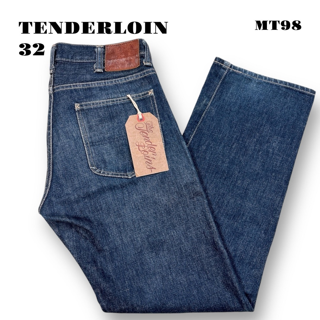 人気品! TENDERLOIN ライダース デニムパンツ インディゴブルー 32 人気品! TENDERLOIN ライダース デニムパンツ インディゴブルー 32