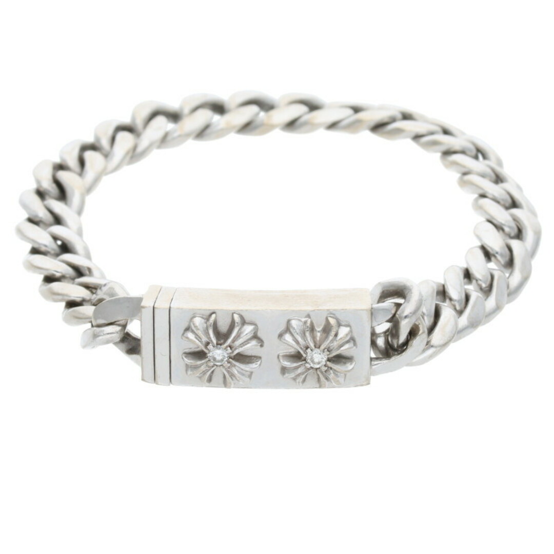 Chrome Hearts - クロムハーツ 18KWG ID MINI CHX DIA/ミニID Chrome Hearts - クロムハーツ 18KWG ID MINI CHX DIA/ミニID