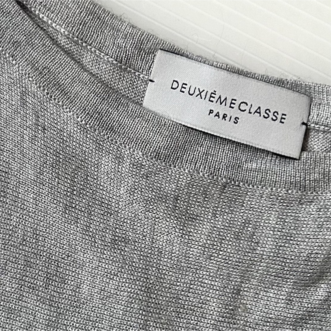 Deuxieme Classe カシミヤシルク プルオーバーニット Deuxieme Classe カシミヤシルク プルオーバーニット