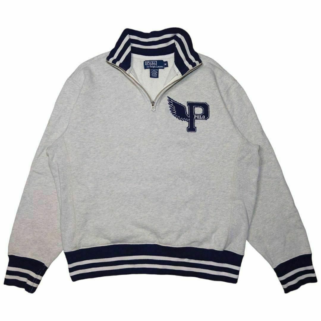 POLO RALPH LAUREN - 90sポロラルフローレンPウイングロゴ刺繍 POLO RALPH LAUREN - 90sポロラルフローレンPウイングロゴ刺繍