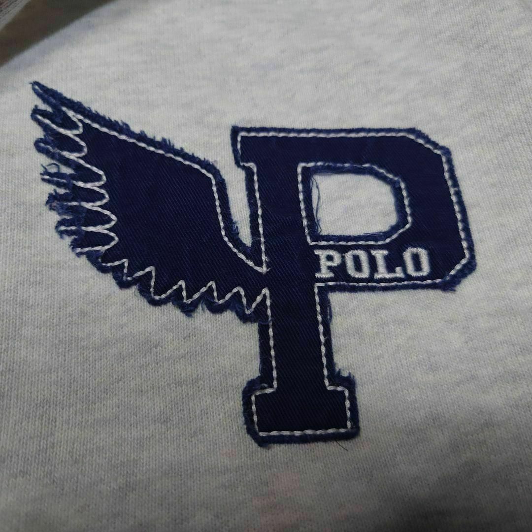 POLO RALPH LAUREN - 90sポロラルフローレンPウイングロゴ刺繍 POLO RALPH LAUREN - 90sポロラルフローレンPウイングロゴ刺繍