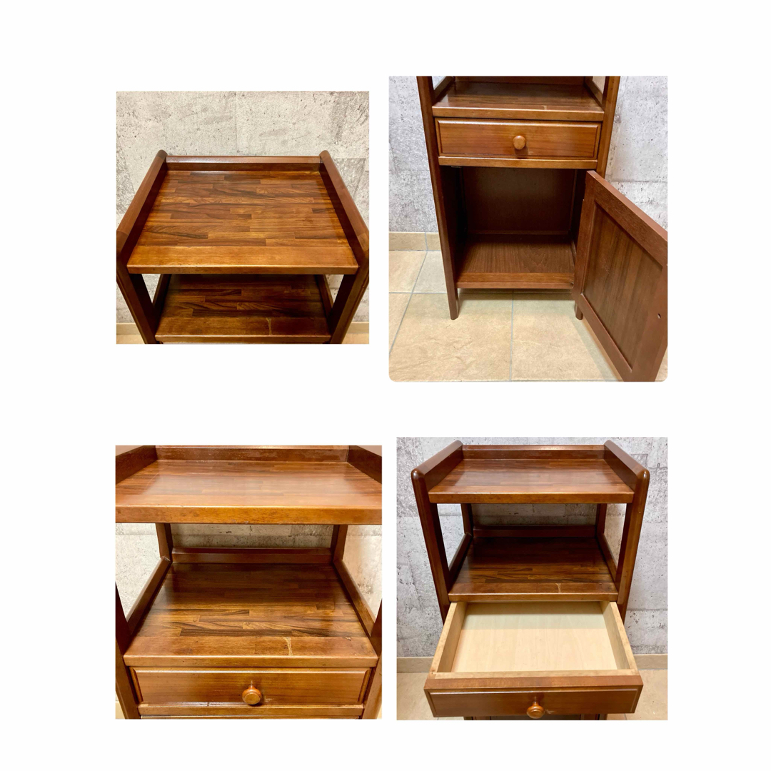 カリモク家具 karimoku ファックス台 電話台 花台 引き出し付き カリモク家具 karimoku ファックス台 電話台 花台 引き出し付き