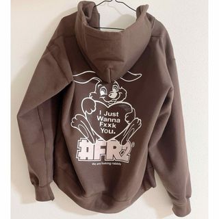 FR2 ジップパーカー ブラウン 茶色 うさぎ ラビットの通販 by FR2 ジップパーカー ブラウン 茶色 うさぎ ラビットの通販 by