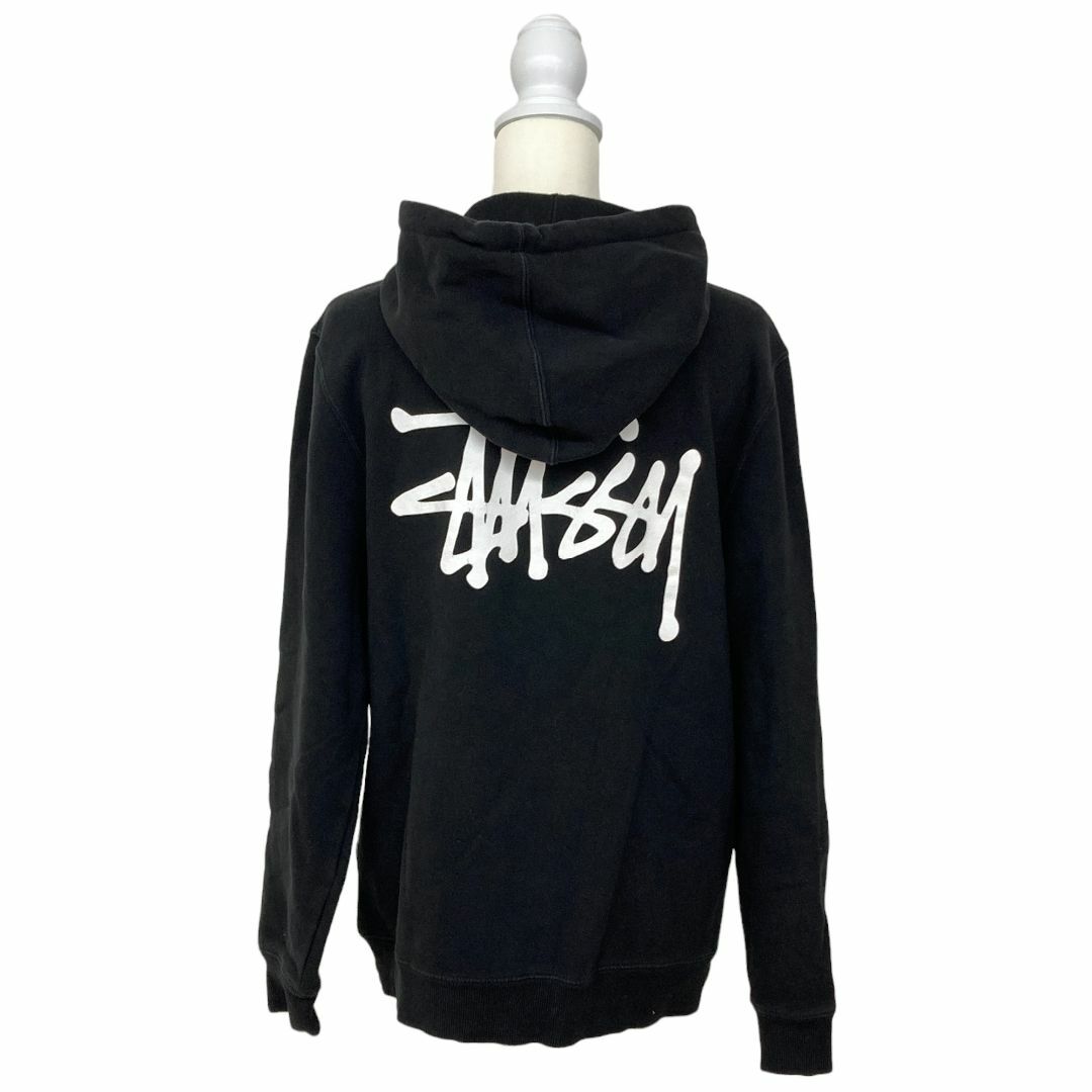 STUSSY - STUSSY パーカー 長袖 ワンポイント バックロゴ STUSSY - STUSSY パーカー 長袖 ワンポイント バックロゴ