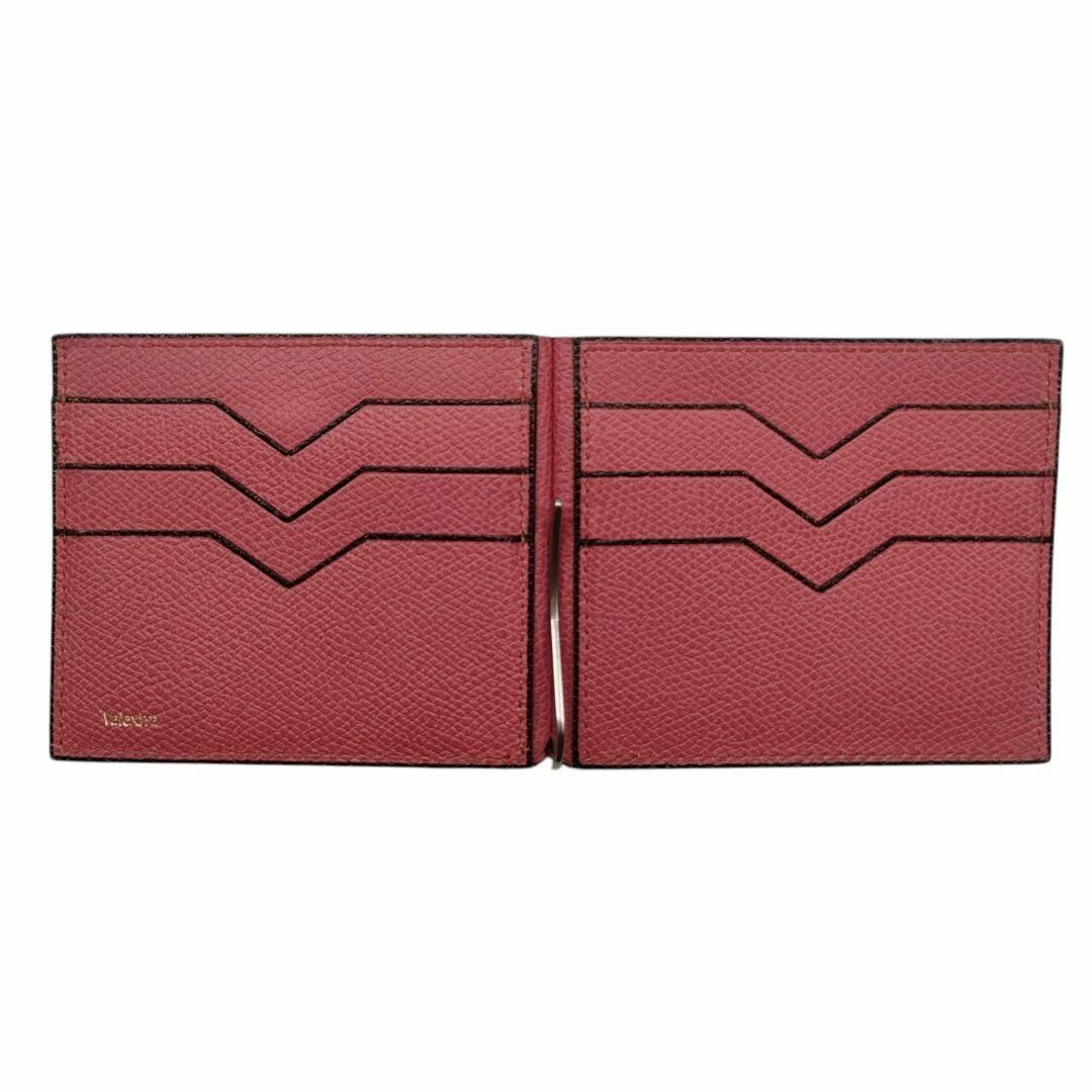 ヴァレクストラ マネークリップ 折り財布 ピンク ヴァレクストラ マネークリップ 折り財布 ピンク