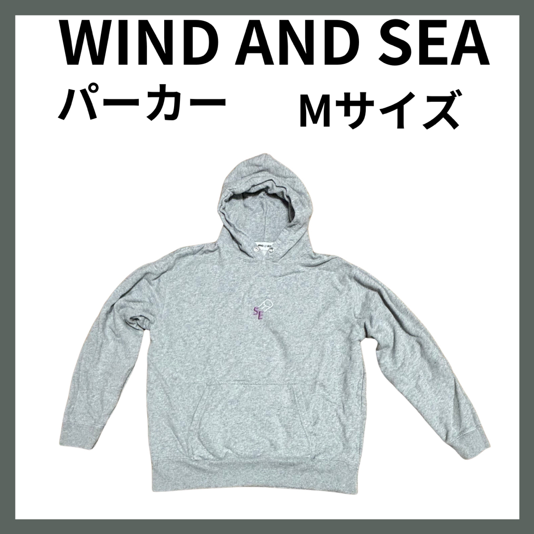 WIND AND SEA - WIND AND SEA パーカー Mサイズ グレーの通販 by Lettia's shop｜ウィンダンシーならラクマ