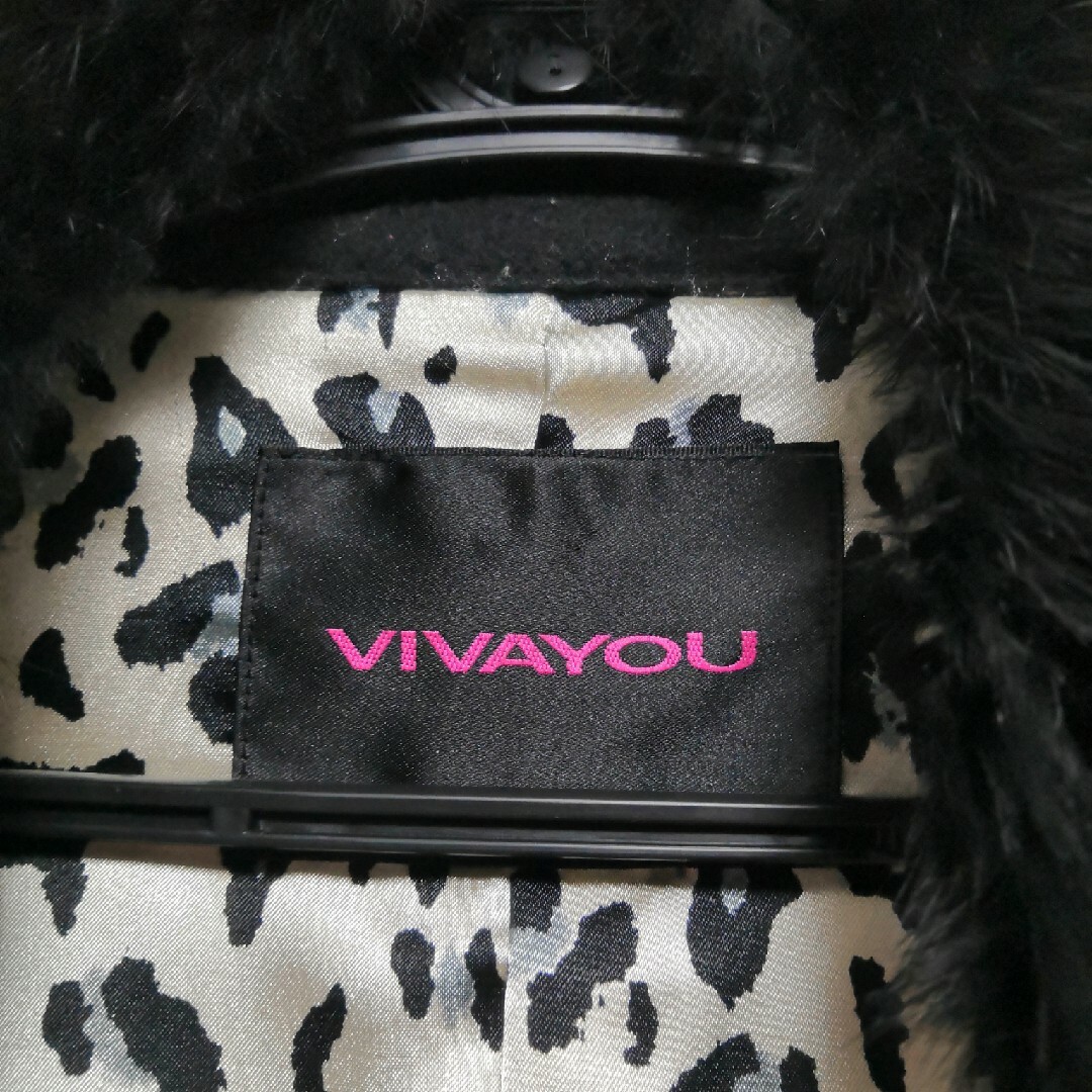 VIVAYOU - VIVAYOU ファー付きダブルブレストコートの通販 by VIVAYOU - VIVAYOU ファー付きダブルブレストコートの通販 by