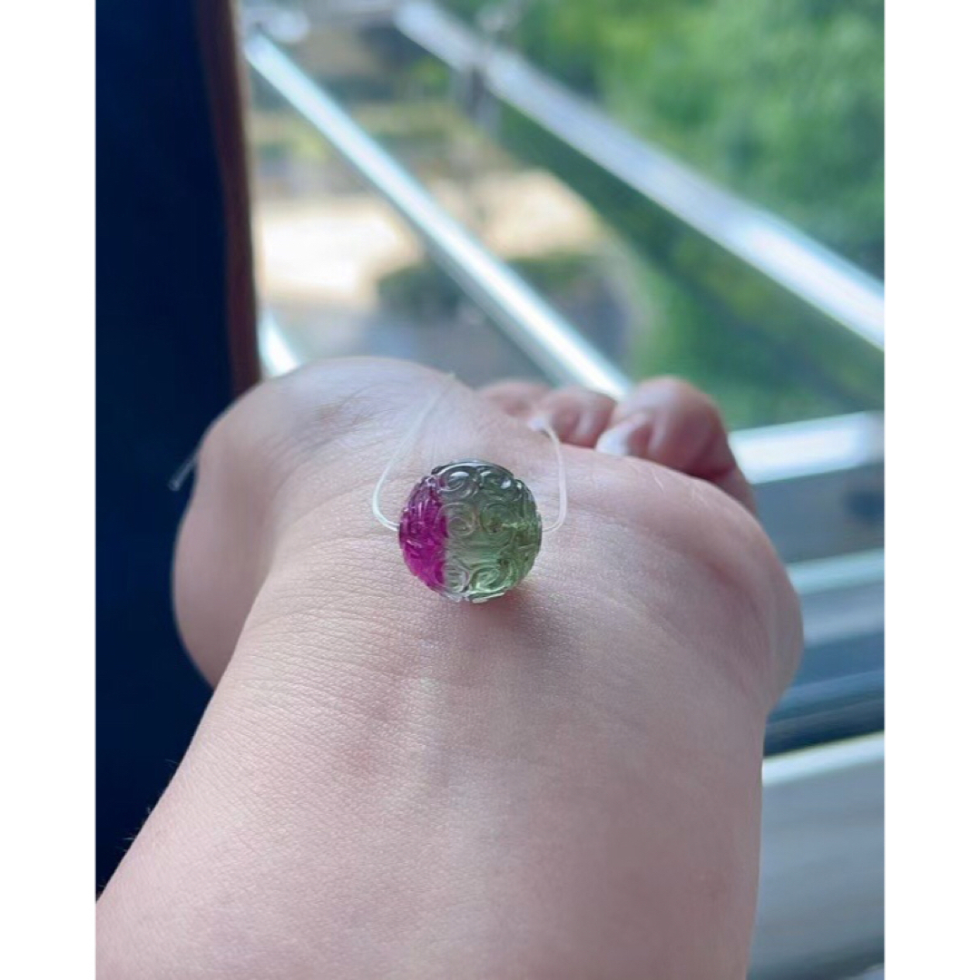⭐︎【高級】トルマリン 丸玉 13.9mm 4g ⭐︎【高級】トルマリン 丸玉 13.9mm 4g