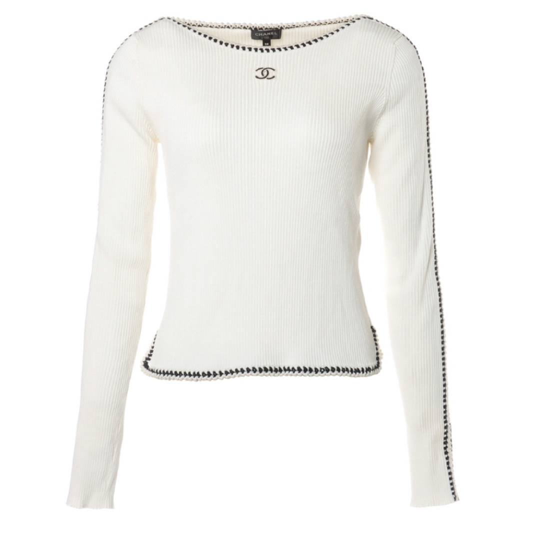 Chanel シャネル ニット トップス セーター 38 カーディガン Chanel シャネル ニット トップス セーター 38 カーディガン