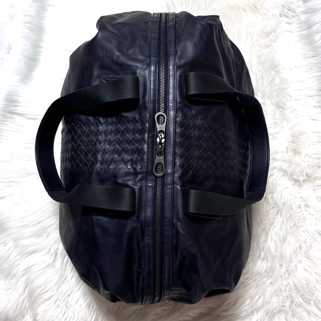 本物 極美品 ランウェイ ボッテガ ヴェネタ レザー ボストン 本物 極美品 ランウェイ ボッテガ ヴェネタ レザー ボストン