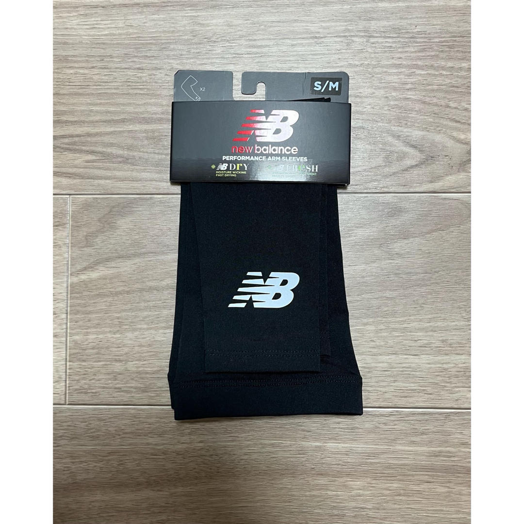 New Balance - New Balance アームスリーブ ブラック S/Mサイズ New Balance - New Balance アームスリーブ ブラック S/Mサイズ