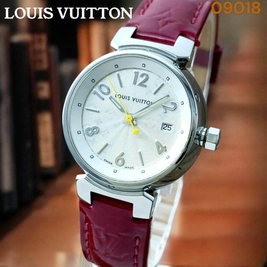 LOUIS VUITTON - 外箱付 ルイヴィトン タンブール デイト LOUIS VUITTON - 外箱付 ルイヴィトン タンブール デイト