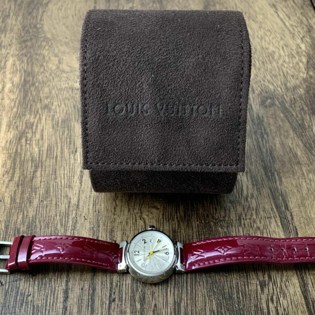 LOUIS VUITTON - 外箱付 ルイヴィトン タンブール デイト LOUIS VUITTON - 外箱付 ルイヴィトン タンブール デイト