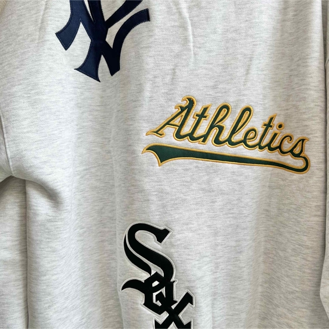 MLB - 【XL】MLB公式 ロゴ刺繍ワッペン 裏起毛トレーナー○大谷 MLB - 【XL】MLB公式 ロゴ刺繍ワッペン 裏起毛トレーナー○大谷