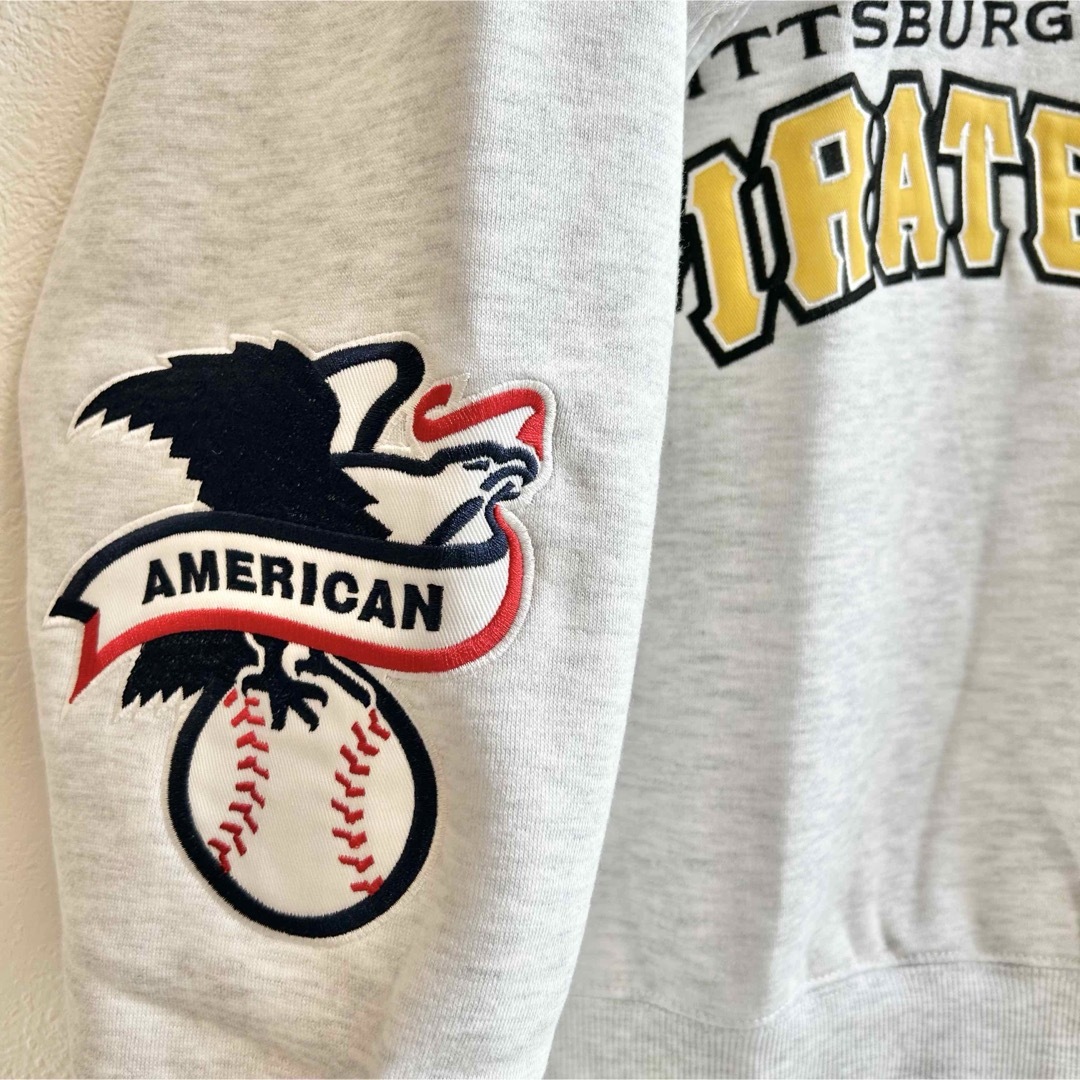 MLB - 【L】MLB公式 ロゴ刺繍ワッペン 裏起毛トレーナー○大谷 MLB - 【L】MLB公式 ロゴ刺繍ワッペン 裏起毛トレーナー○大谷