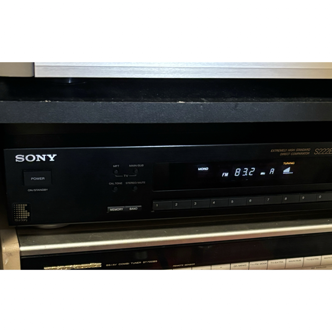 SONY - ソニーST-S222ESA FM/AM/TV /VHF/ UHF チューナー の通販 SONY - ソニーST-S222ESA FM/AM/TV /VHF/ UHF チューナー の通販