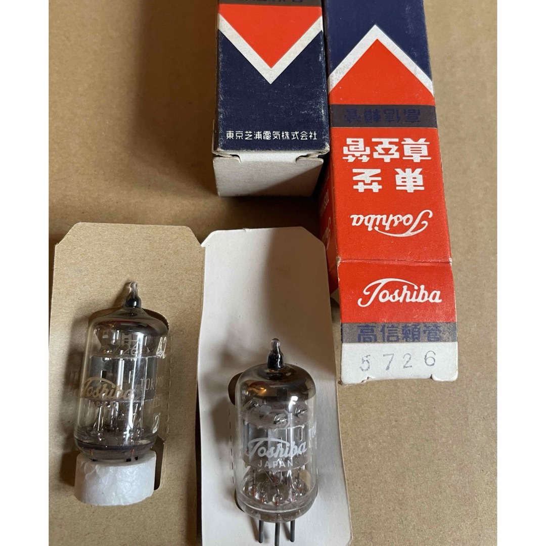 東芝 真空管 5726 2個 アンプ 通信 レトロ の通販 by 和装Kiwa's 東芝 真空管 5726 2個 アンプ 通信 レトロ の通販 by 和装Kiwa's