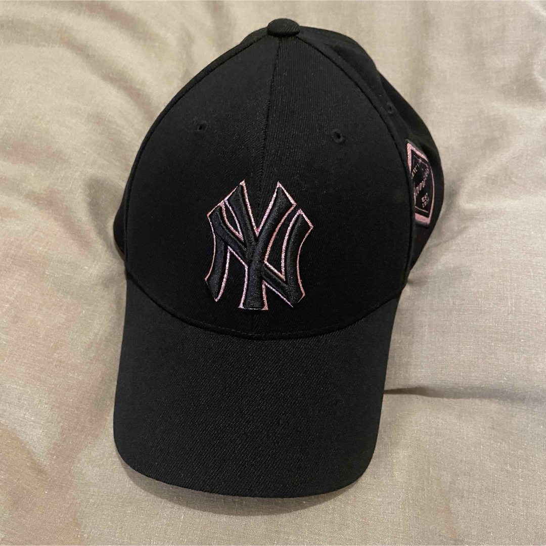 MLB Korea ダイヤモンド刺繍ロゴパッチボールキャップ ブラック MLB Korea ダイヤモンド刺繍ロゴパッチボールキャップ ブラック