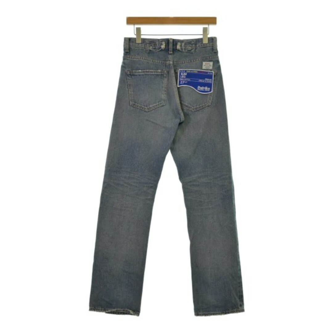 DAIRIKU ダイリク デニムパンツ 27(XS位) インディゴ(デニム DAIRIKU ダイリク デニムパンツ 27(XS位) インディゴ(デニム