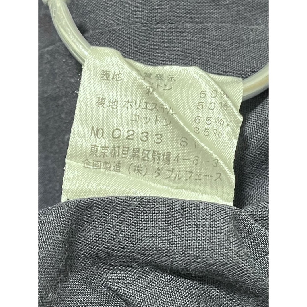 麻　CHIC et PAS CHER リネンブレンドひざ丈ワンピース　F レディースのワンピース(ひざ丈ワンピース)の商品写真
