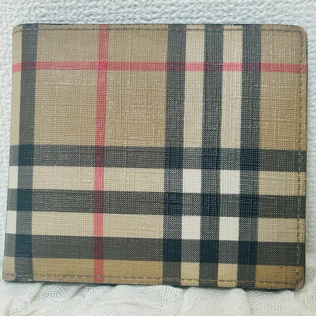 Burberry バーバリー 二つ折り財布 ノバチェック コンパクト Burberry バーバリー 二つ折り財布 ノバチェック コンパクト