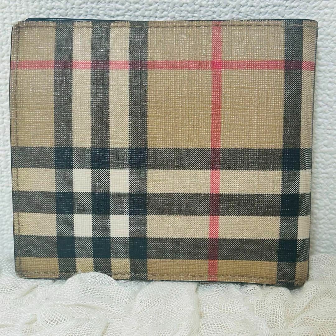 Burberry バーバリー 二つ折り財布 ノバチェック コンパクト Burberry バーバリー 二つ折り財布 ノバチェック コンパクト