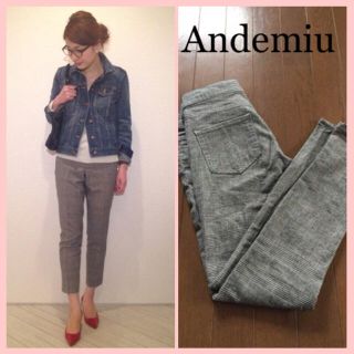 アンデミュウ(Andemiu)の美品✨Andemiu(アンデミュウ)♡ストレッチスキニー  SS(スキニーパンツ)