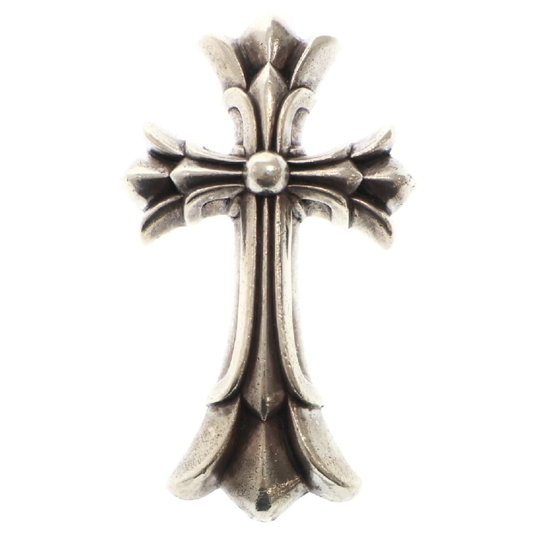 Chrome Hearts - CHROME HEARTS クロムハーツ DBL CH CRS LRG ラージダブルCHクロス ペンダント シルバーネックレストップ シルバー