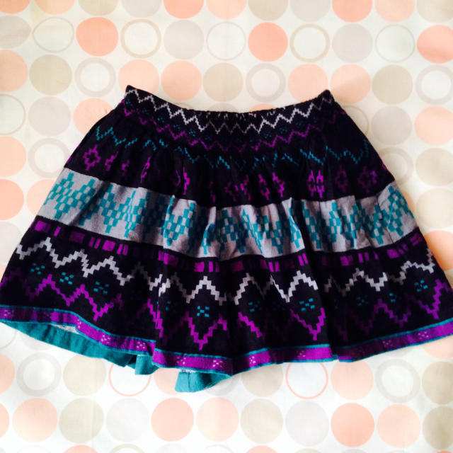 LOWRYS FARM(ローリーズファーム)のLOWRYS FARM 幾何学キュロット レディースのスカート(ミニスカート)の商品写真