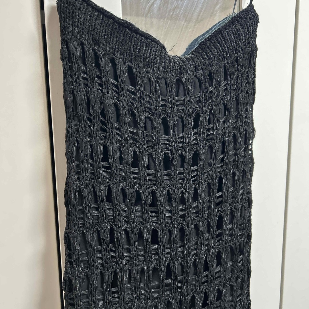 ☆ドイツ発*ZARA*新作*Vネックスリーブレスニットワンピ/UL☆ Vネックリブニット ロングスリーブワンピース｜JENNE(ジェンヌ